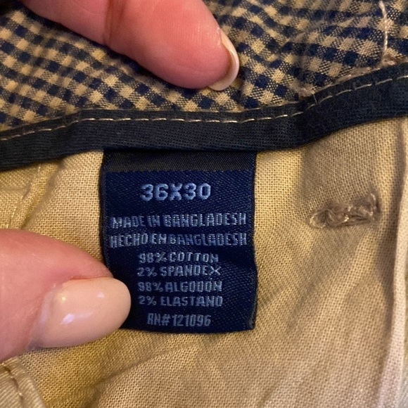 Charleston Threads Men’s Khaki Pants Slacks Size 36x32 Flat Front Classic Staple - Picture 11 of 12